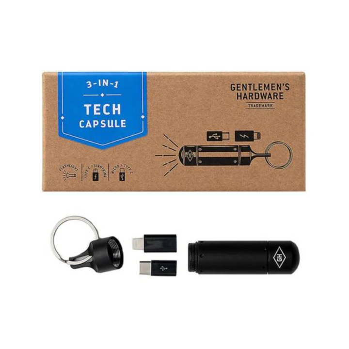 Gentlemen's Hardware 3 in 1 Tech Capsule Out of Packaging | Merchants Homewares