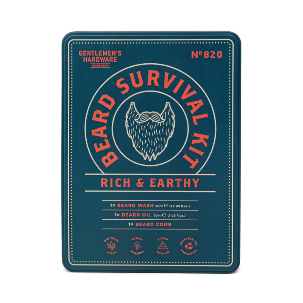 Gentlemen's Hardware Beard Survival Kit | Merchants Homewares