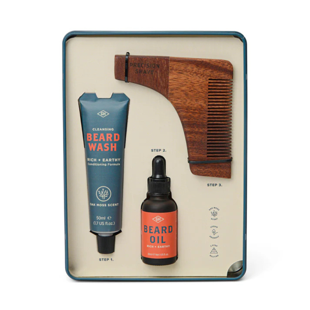 Gentlemen's Hardware Beard Survival Kit Open | Merchants Homewares