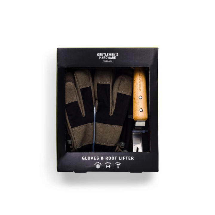 Gentlemen's Hardware Gloves & Root Lifter Packaged | Merchants Homewares