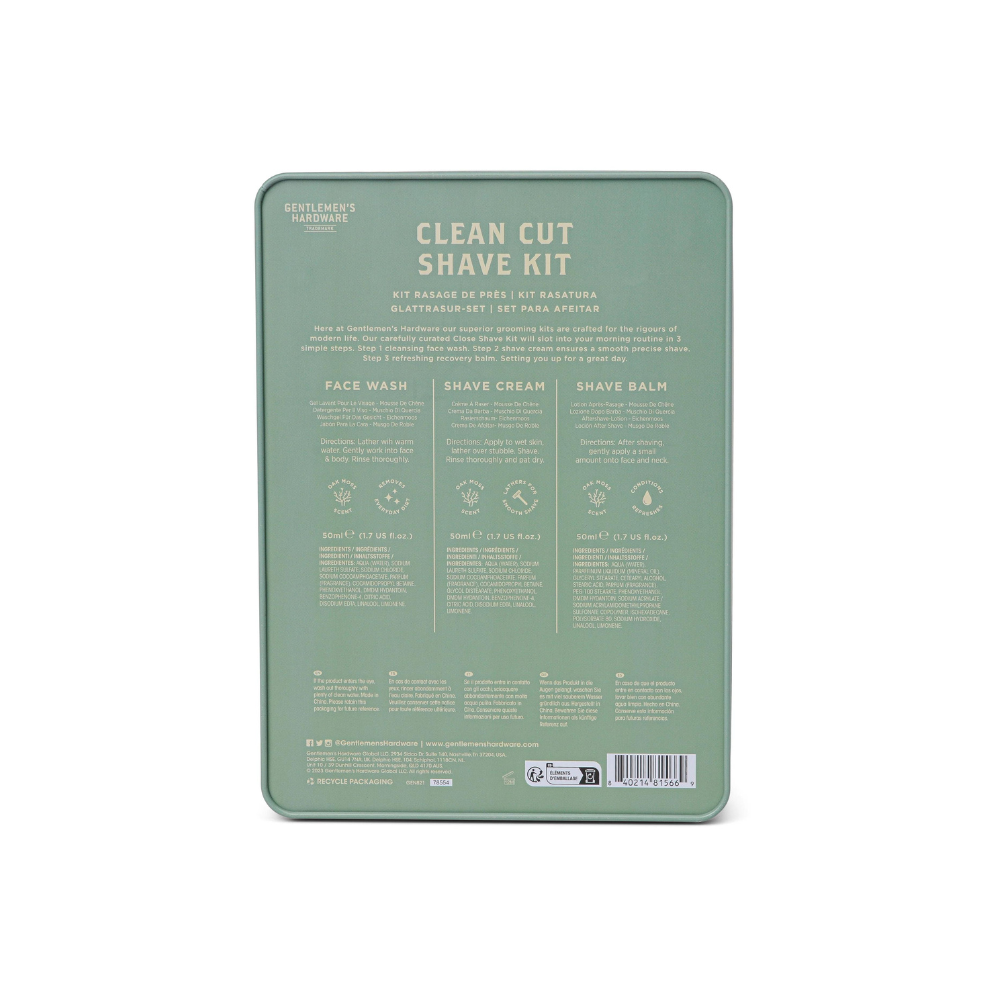 Gentlemen's Hardware Clean Cut Shave Kit | Merchants Homewares
