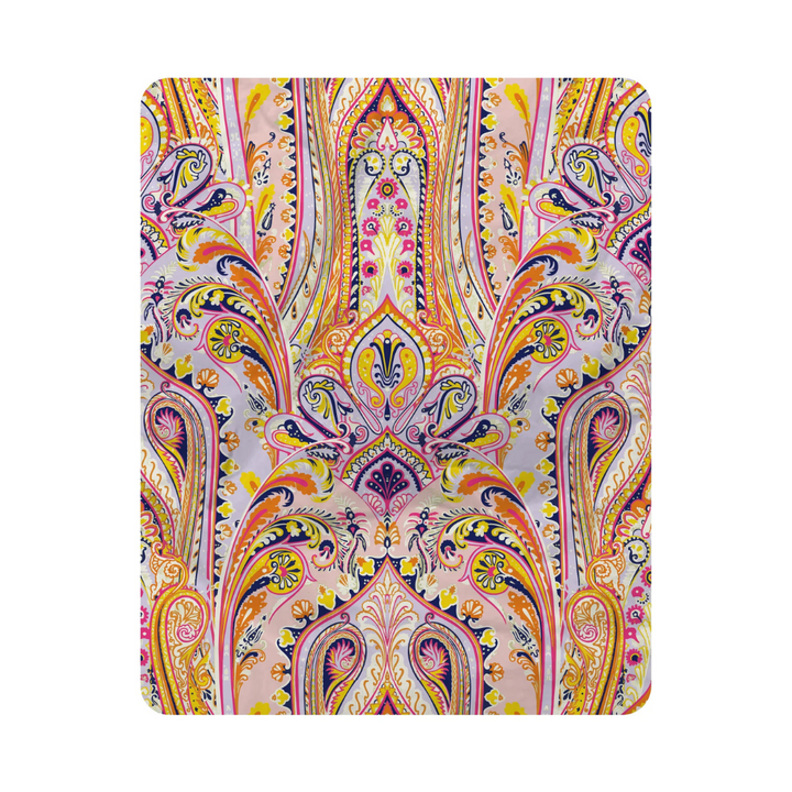 Good Vibes Picnic Blanket Nomad Paisley Open | Merchants Homewares