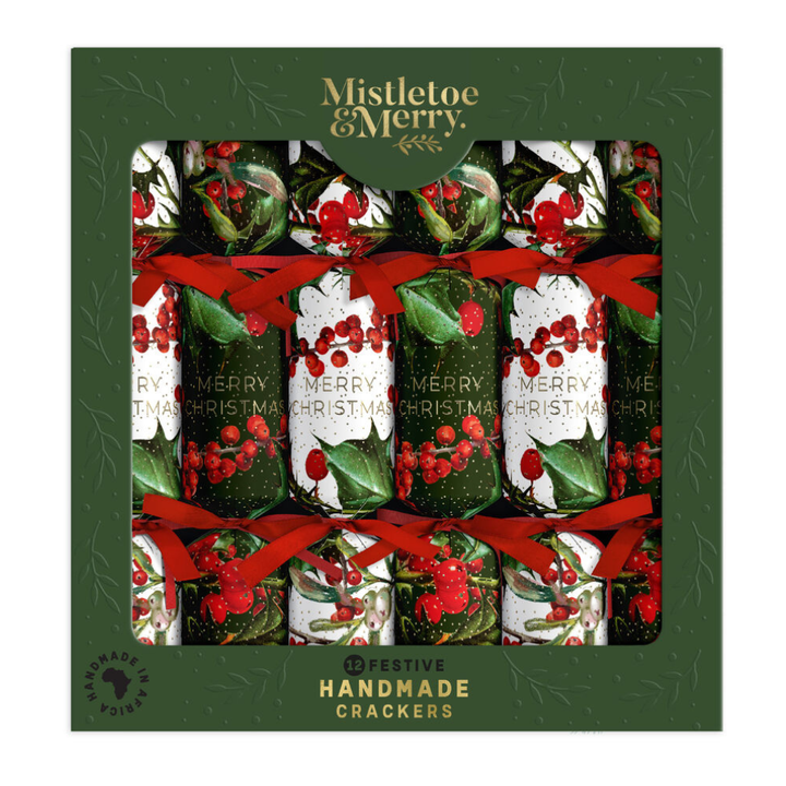 Gourmet Brands Mistletoe & Merry Festive Holly & Berry Sprigs (6) | Merchants Homewares