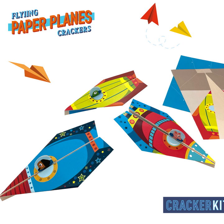 Mistletoe & Merry Games - Flying Paper Planes Crackers (6)