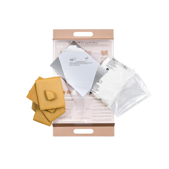 Gourmet Brands Gingerbread Folk Gingerbread House Kit 600g | Merchants Homewares