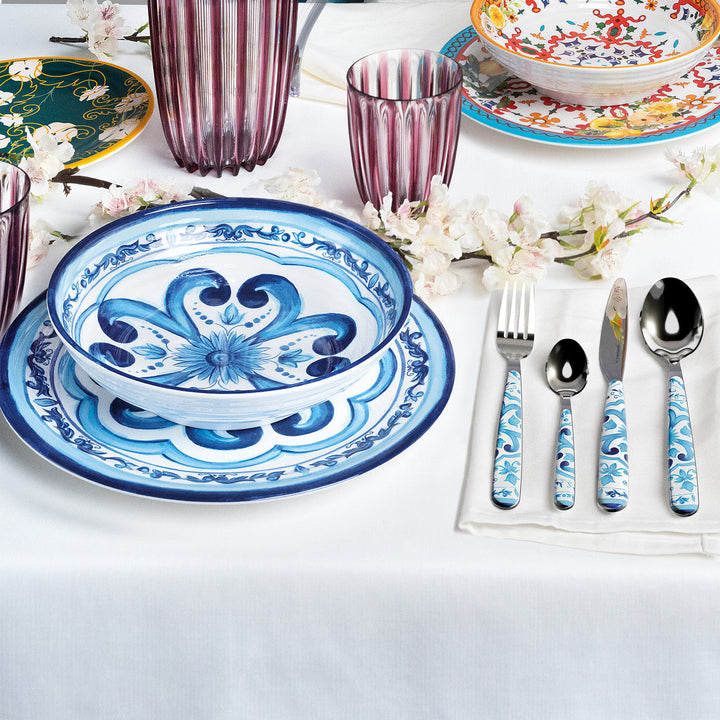 Guzzini Dinner Plate Blues Lifestyle | Merchants Homewares