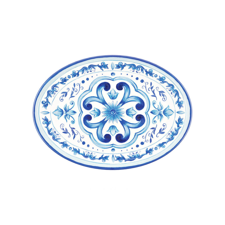 Guzzini Oval Tray Large Blues | Merchants Homewares