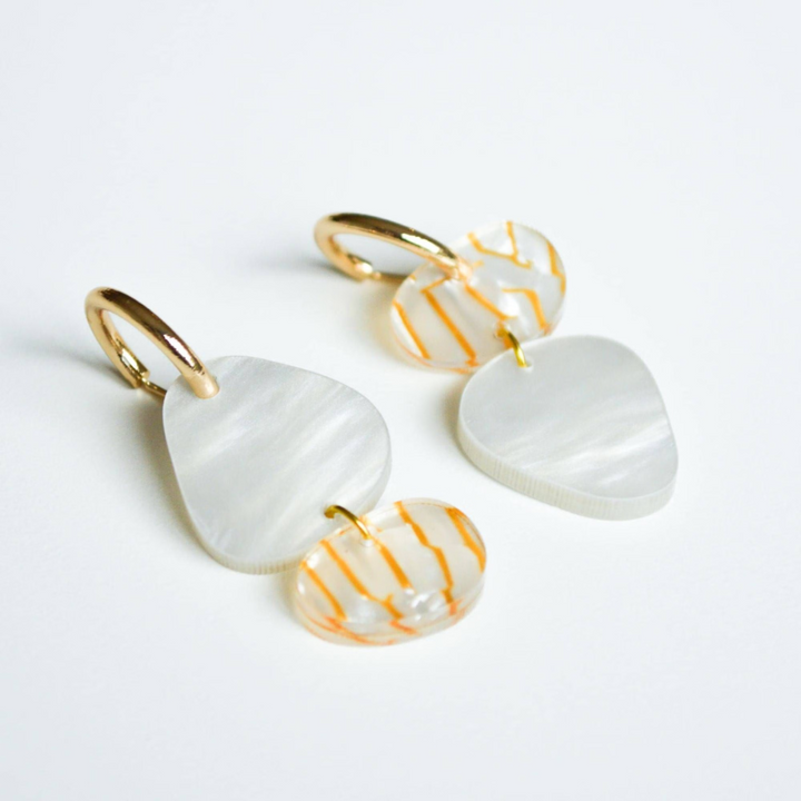 Hagen & Co Dune Earrings Pearl | Merchants Homewares