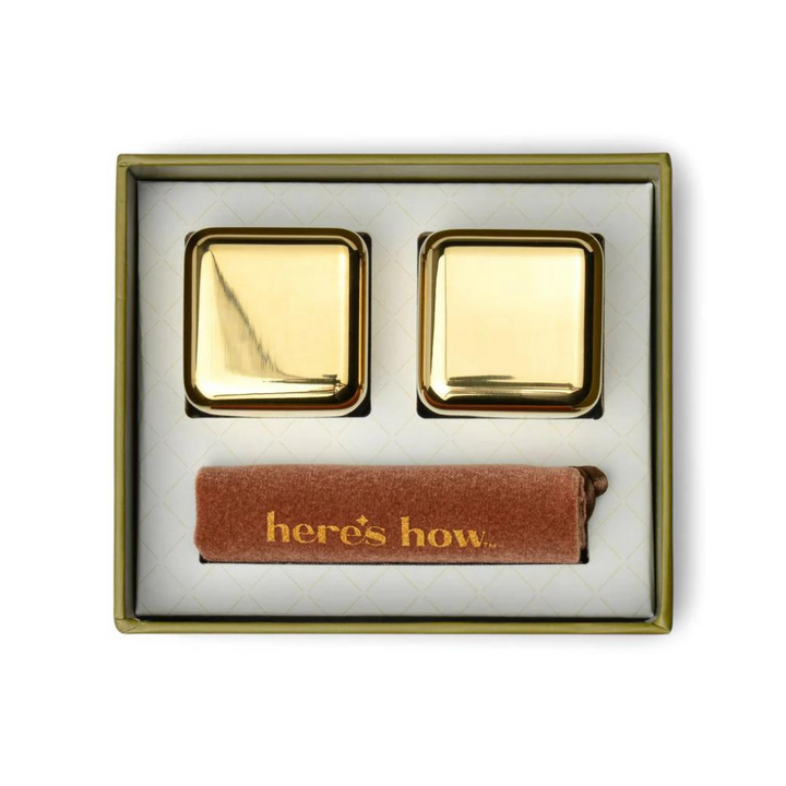 Here's How The Jupiter Cocktail Chillers Set of 2 Gold | Merchants Homewares