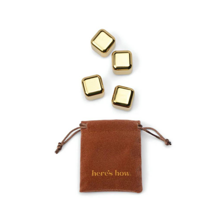 Here's How The Ruby Cocktail Chillers Set of 4 Gold | Merchants Homewares