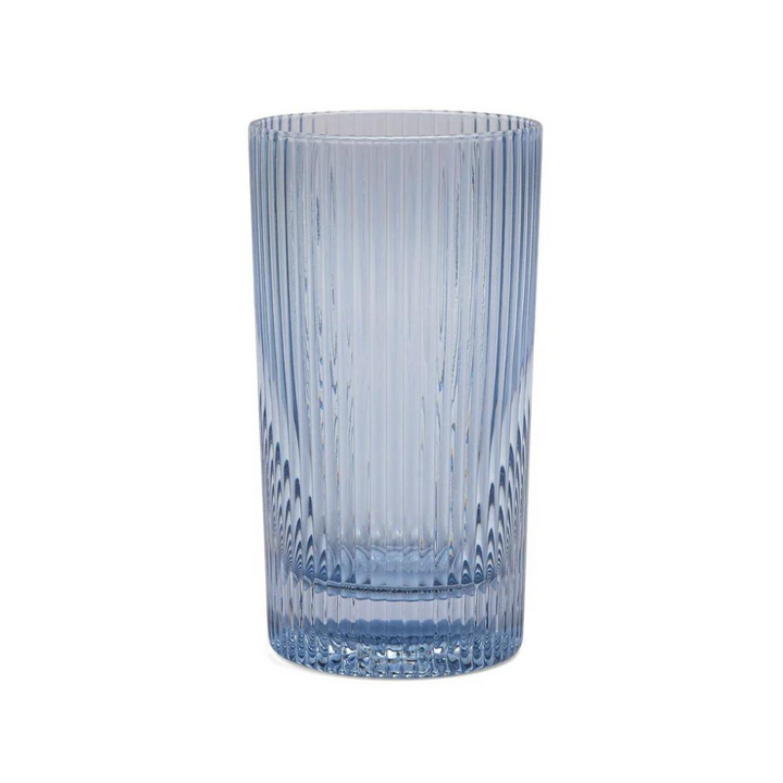 Here's How The Stella Highball Glass Set of 2 Blue | Merchants Homewares