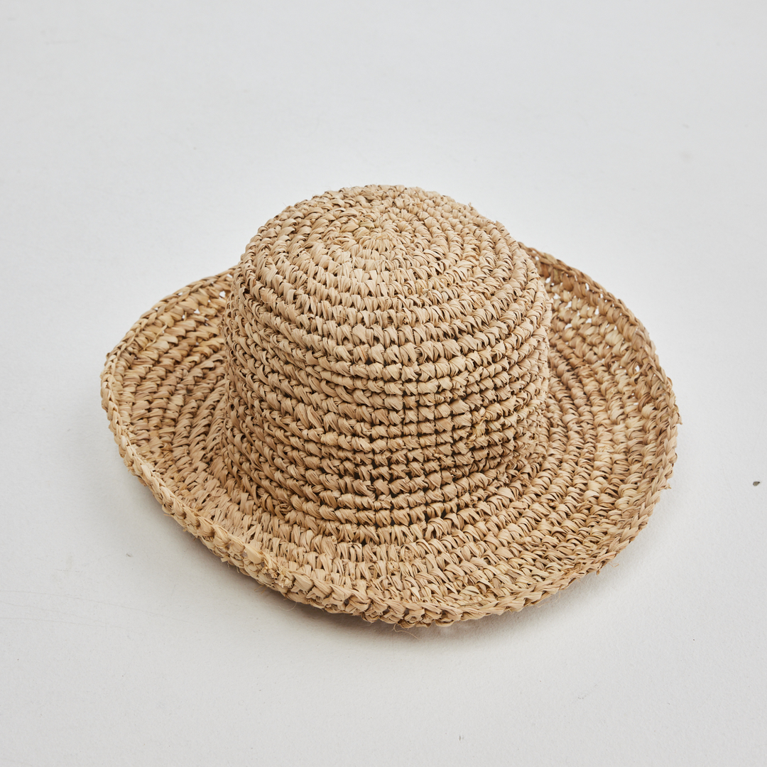 Holiday Raffle Bucket Hat Natural | Merchants Homewares