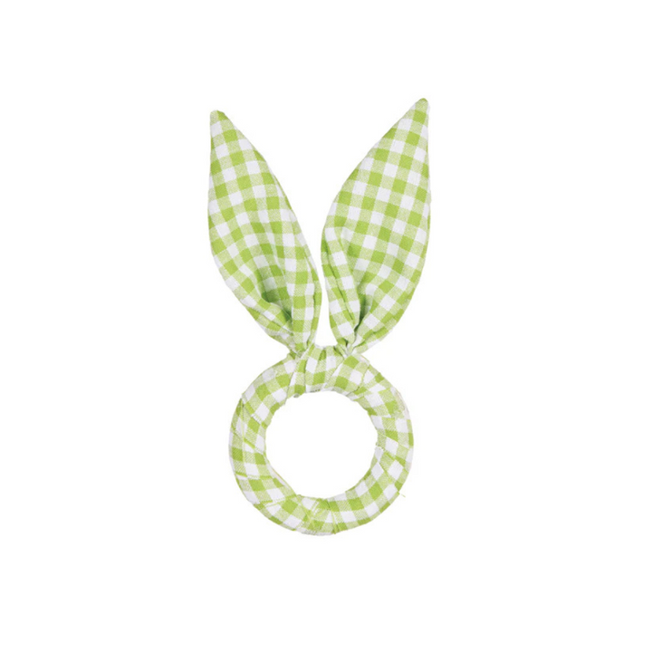 Holly & Ivy Green Check Napkin Ring | Merchants Homewares