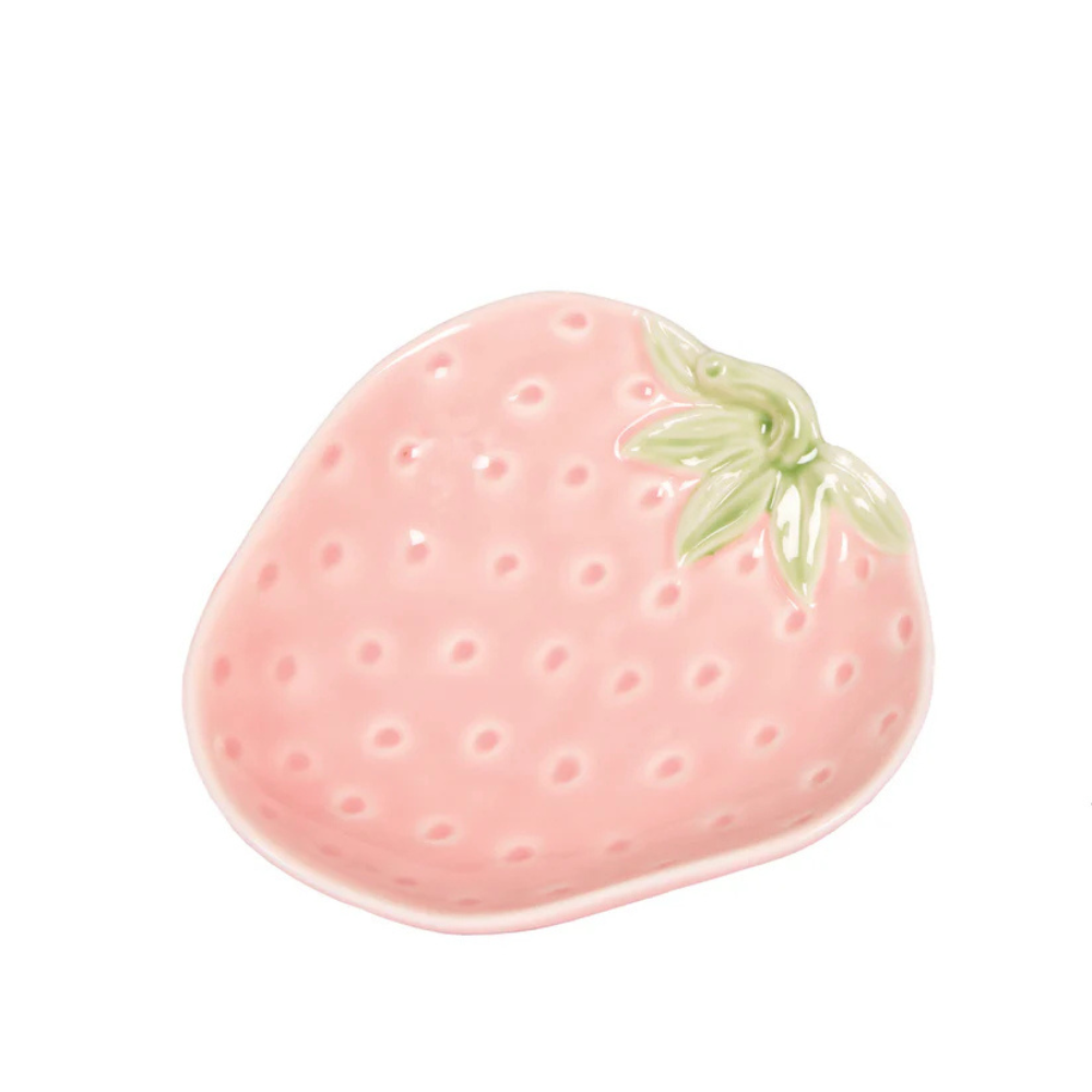 Holly & Ivy Pink Strawberry Plate Small | Merchants Homewares