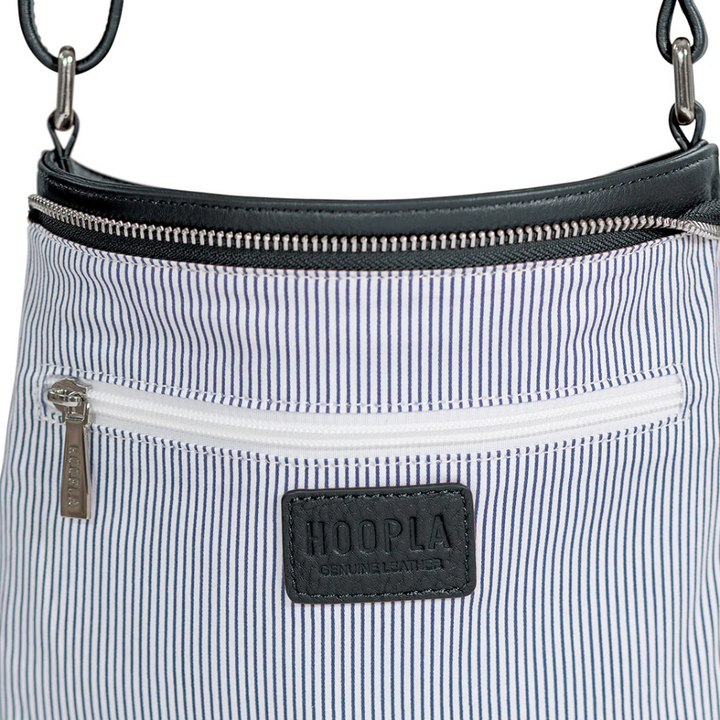Hoopla Crossbody Slouch Black Interior | Merchants Homewares