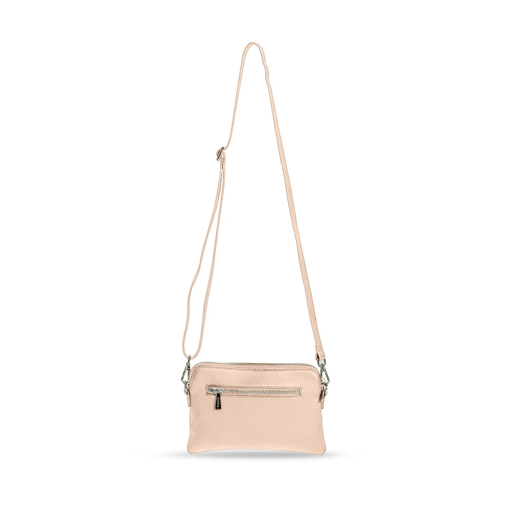 Hoopla Mini Crossbody Slouch Light Pink Back | Merchants Homewares