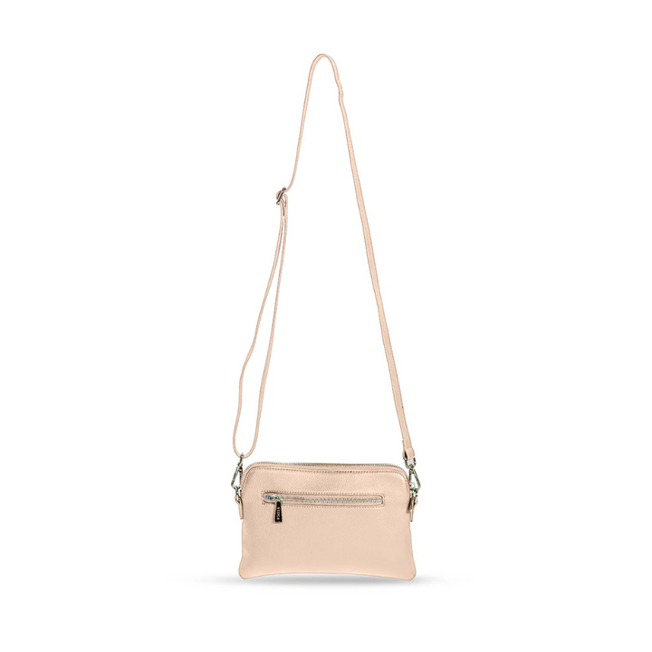 Hoopla Mini Crossbody Slouch Light Pink Back | Merchants Homewares
