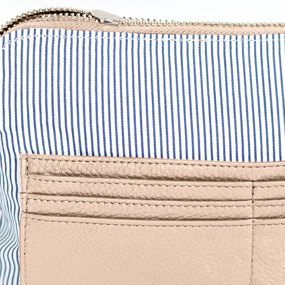 Hoopla Mini Crossbody Slouch Light Pink Interior | Merchants Homewares