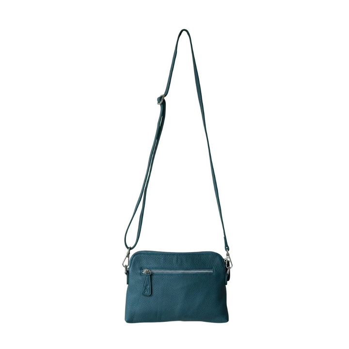 Hoopla Mini Crossbody Slouch Teal Back | Merchants Homewares