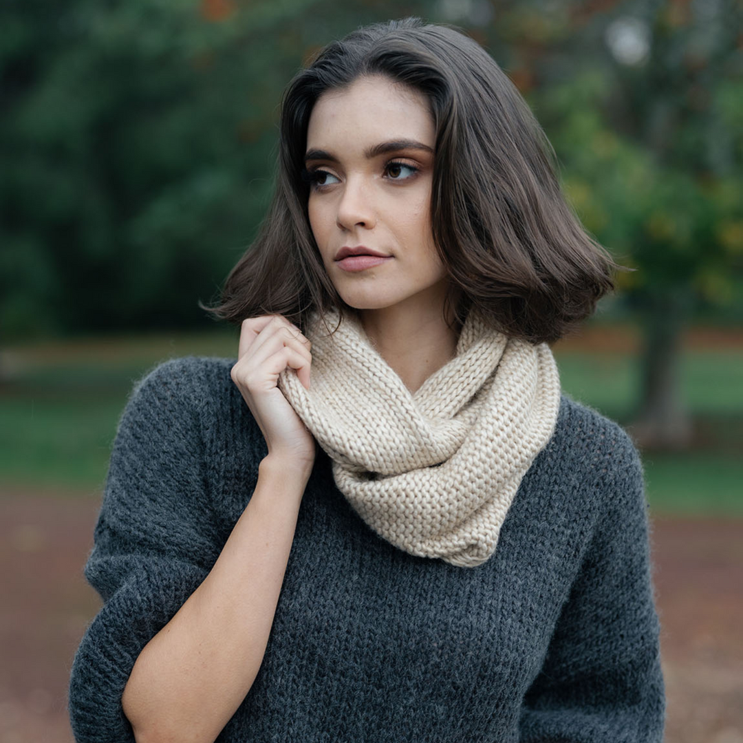 Humidity Alora Snood Wheat Lifestyle | Merchants Homewares