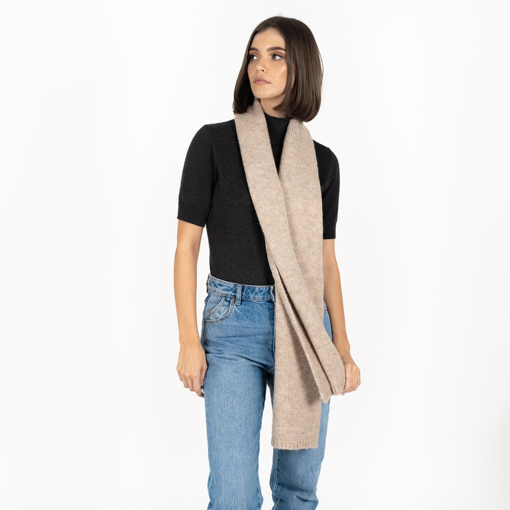 Humidity Fortune Scarf Hazelnut | Merchants Homewares