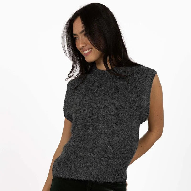 Humidity Monet Vest Charcoal | Merchants Homewares
