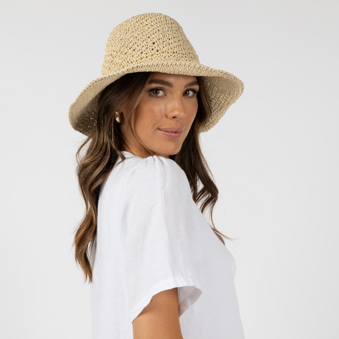 Humidity Seaside Bucket Hat Natural | Merchants Homewares