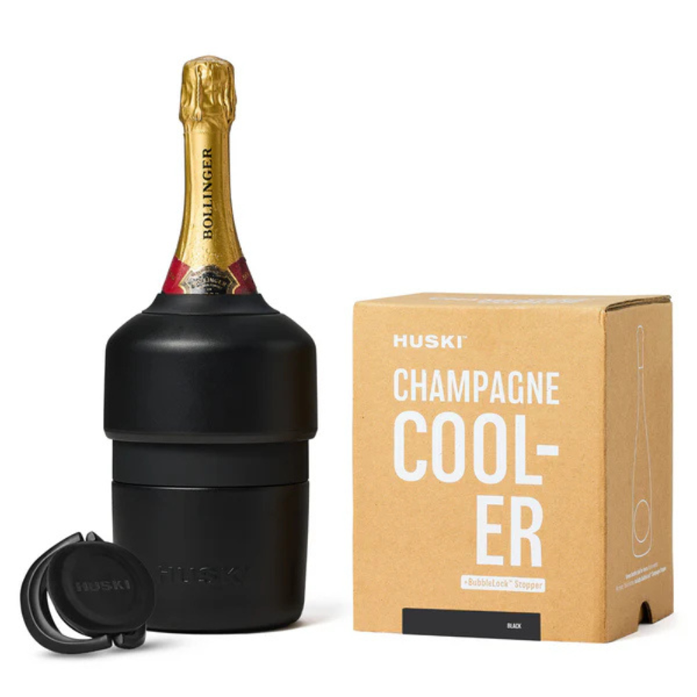 Huski Champagne Cooler Black | Merchants Homewares