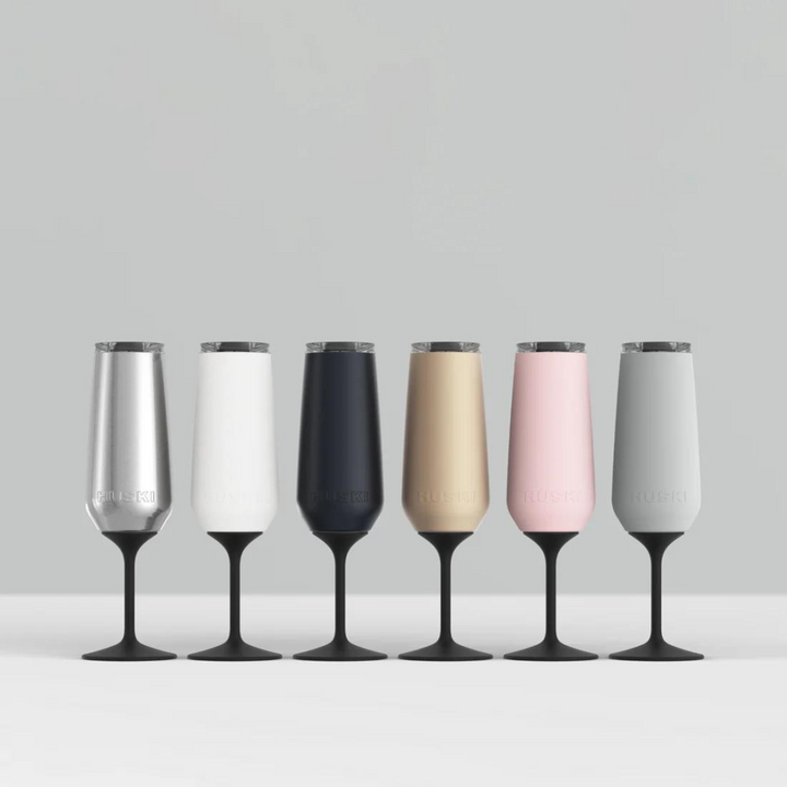 Huski Champagne Flute Colours | Merchants Homewares