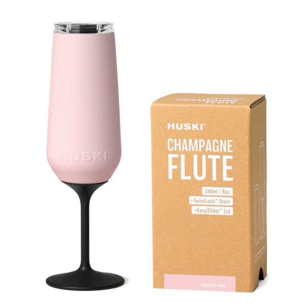 Huski Champagne Flute Powder Pink | Merchants Homewares