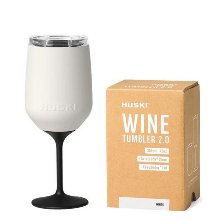 Huski Wine Tumbler 2.0 White | Merchants Homewares