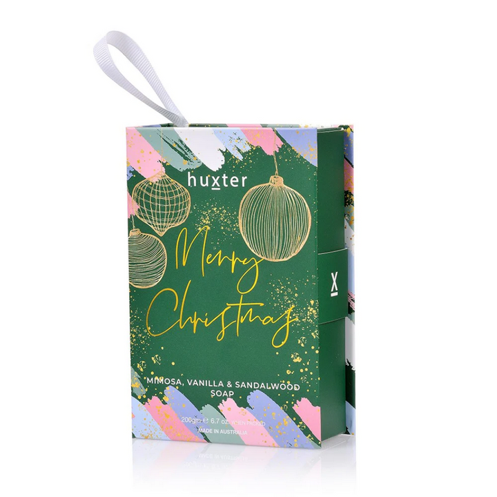 Huxter Soap Book Hanging Merry Christmas | Merchants Homewares