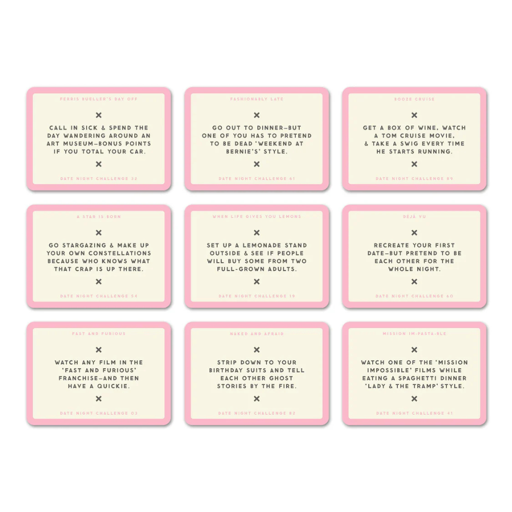 I.S Albi Brass Monkey Date Night Challenges Cards | Merchants Homewares