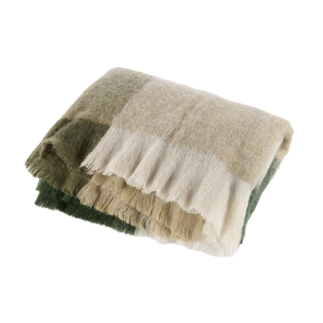 I.S Albi Amalfi Bowie Wool Blend Woven Throw | Merchants Homewares
