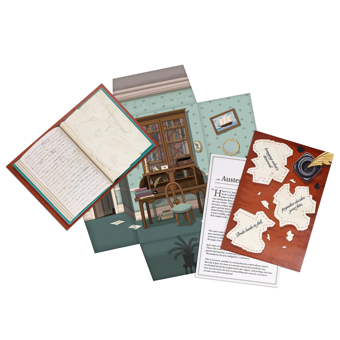 I.S Albi Ridley's Timescape Jane Austen's Plight Escape Room Contents | Merchants Homewares