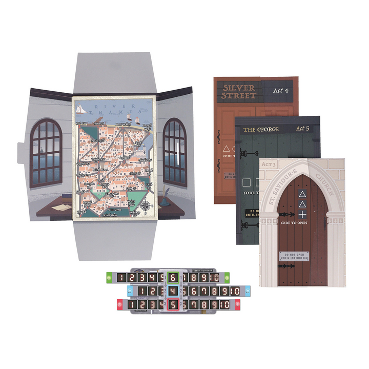 I.S Albi Ridley's Timescape Saving Shakespeare Escape Room Contents | Merchants Homewares