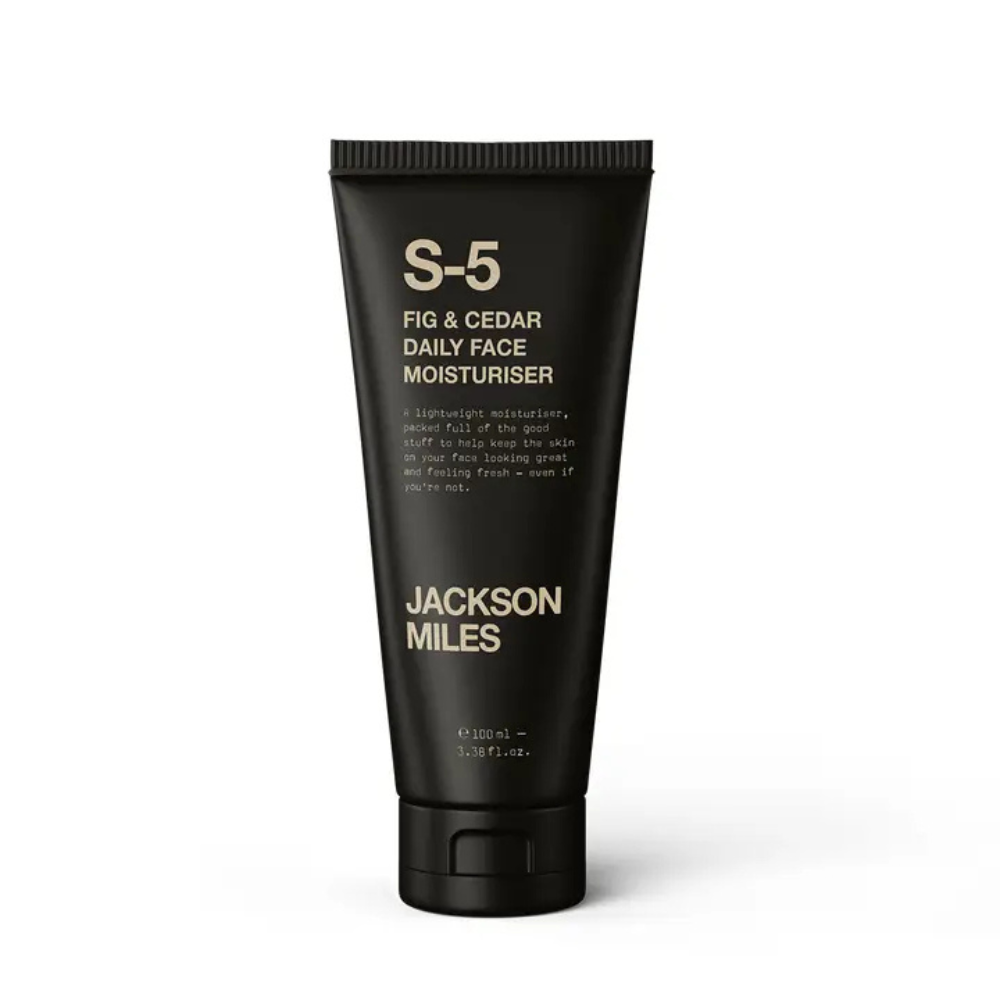 Jackson Miles S-5 Anti-Aging Daily Face Moisturiser 100ml Fig & Cedar | Merchants Homewares