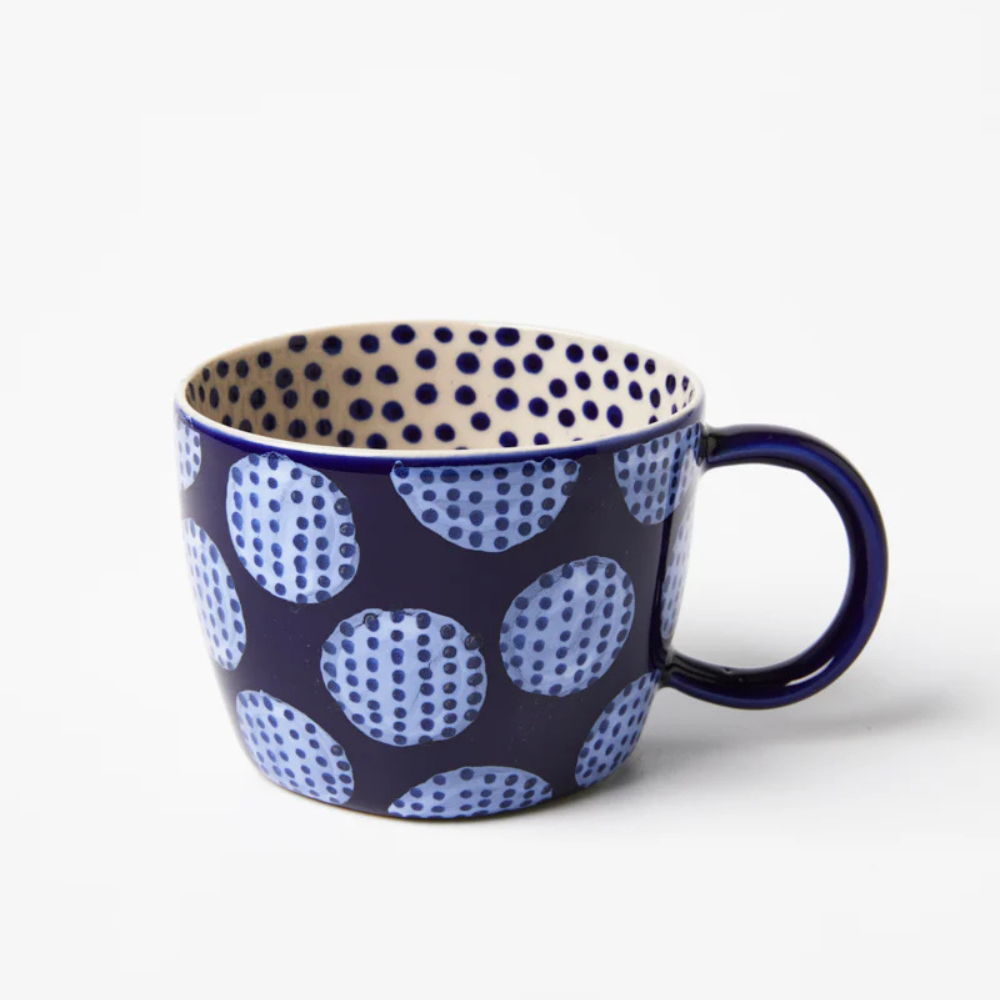 Jones & Co Chino Mug Blue Boulders | Merchants Homewares