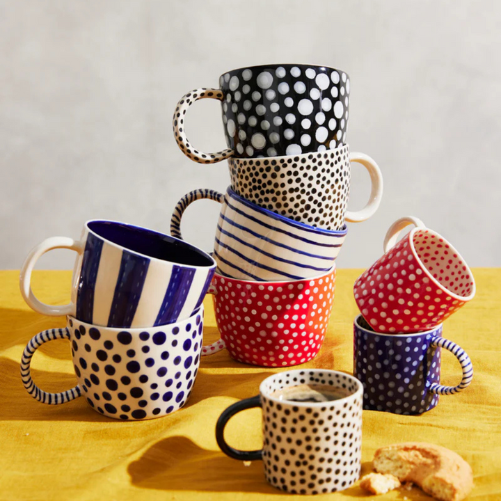 Jones & Co Chino Mug Red Spot Lifestyle | Merchants Homewares