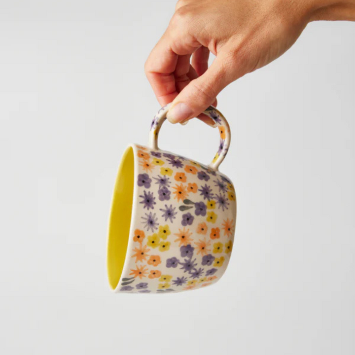 Jones & Co Ditsy Mug Chartreuse | Merchants Homewares
