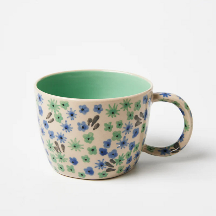 Jones & Co Ditsy Mug Mint | Merchants Homewares