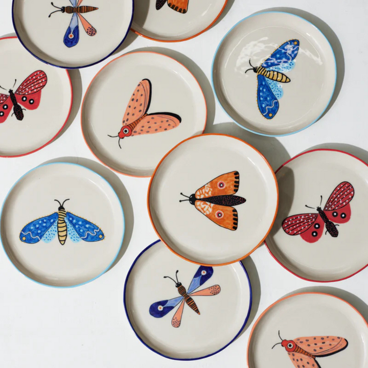Jones & Co Moth Party Tray Rose Lifestyle | Merchants Homewares