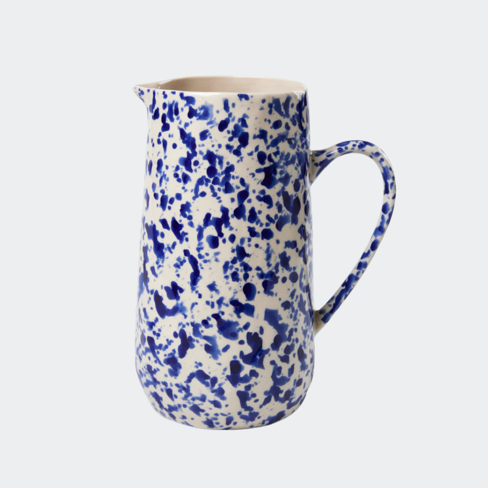 Jones & Co Splatter Jug Blue | Merchants Homewares