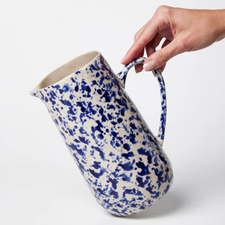 Jones & Co Splatter Jug Blue | Merchants Homewares