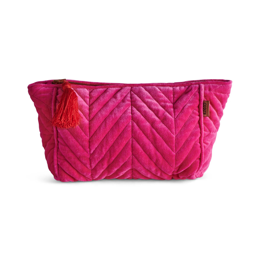 Kip & Co Velvet Toiletry Bag Me & You | Merchants Homewares