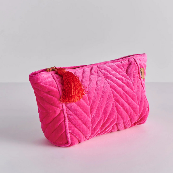 Kip & Co Velvet Toiletry Bag Me & You | Merchants Homewares