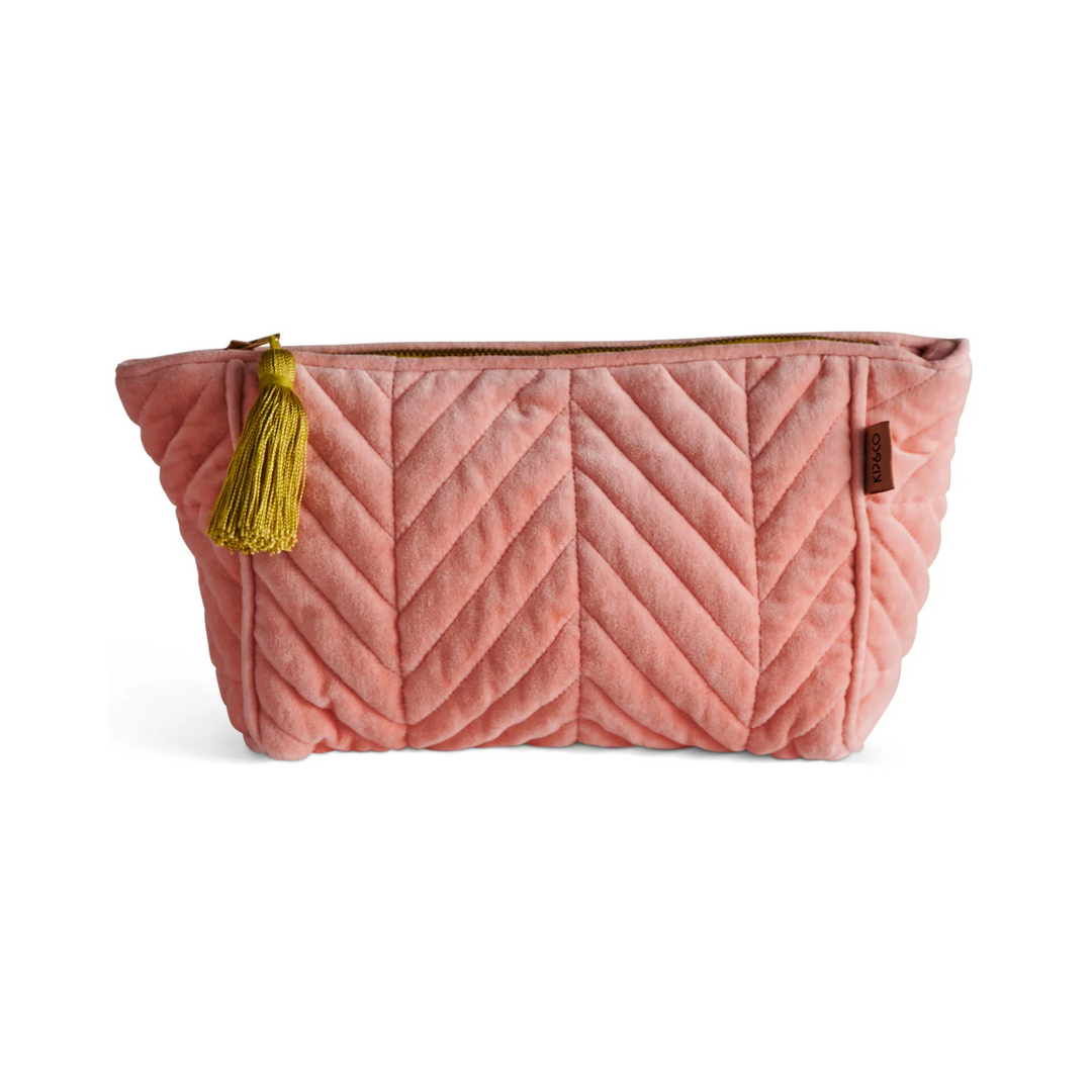 Kip & Co Velvet Toiletry Bag Tuscan Sunset | Merchants Homewares