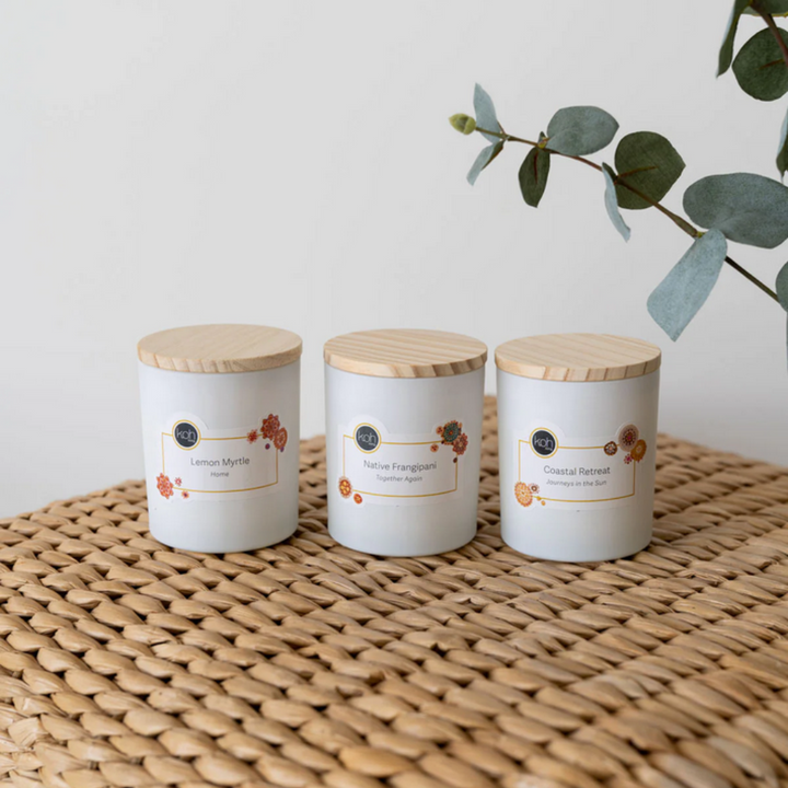 Koh Living Candle Jar Lemon Myrtle Lifestyle | Merchants Homewares