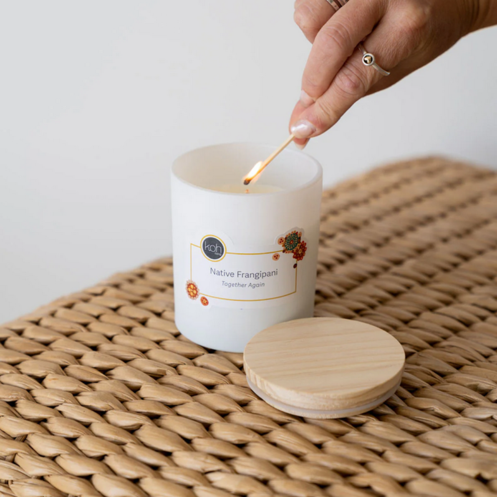 Koh Living Candle Jar Native Frangipani Lifestyle | Merchants Homewares