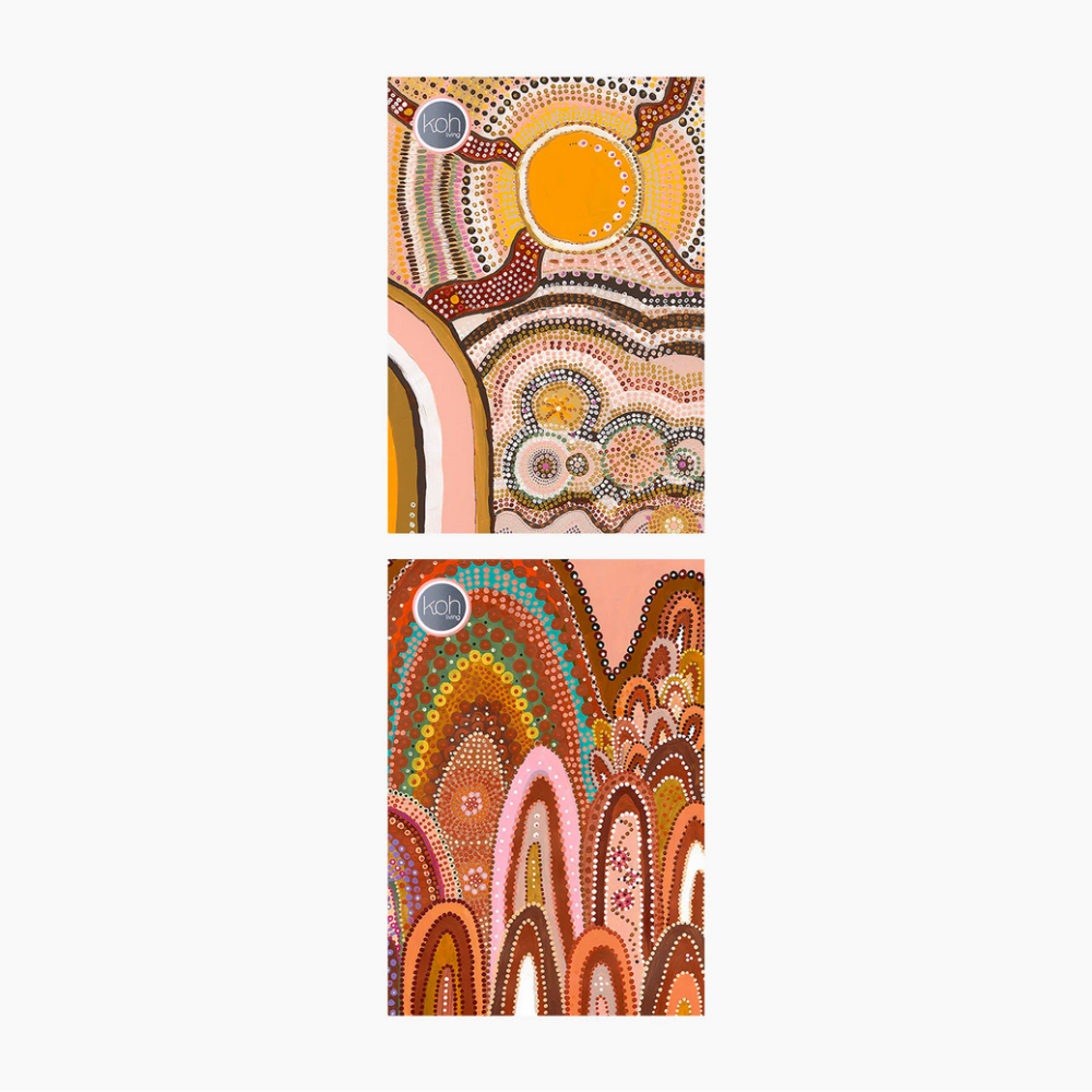 Koh Living Notebook 2 Pack Aboriginal Beautiful Journey | Merchants Homewares